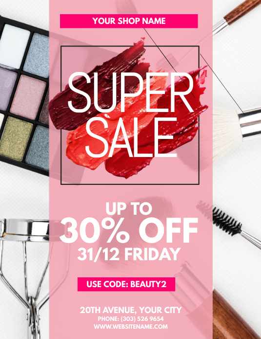 Super Sale Flyer Vorlage Postermywall