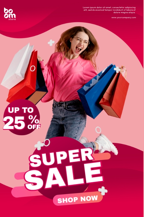 Super Sales Templates Poster