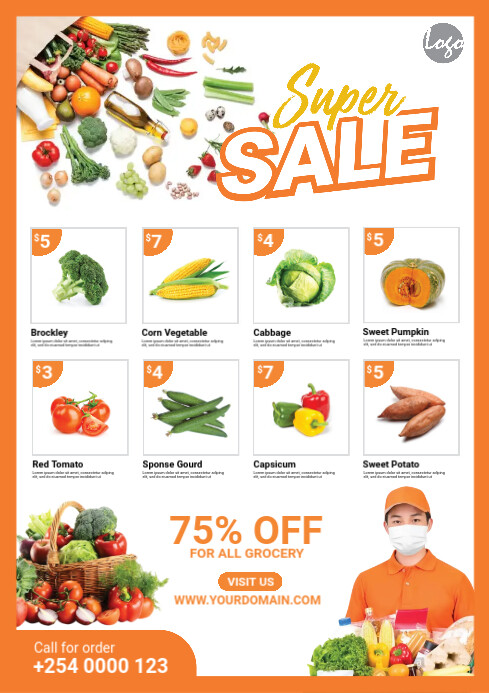 Shop Mark Menu Super shop menu Template | PosterMyWall