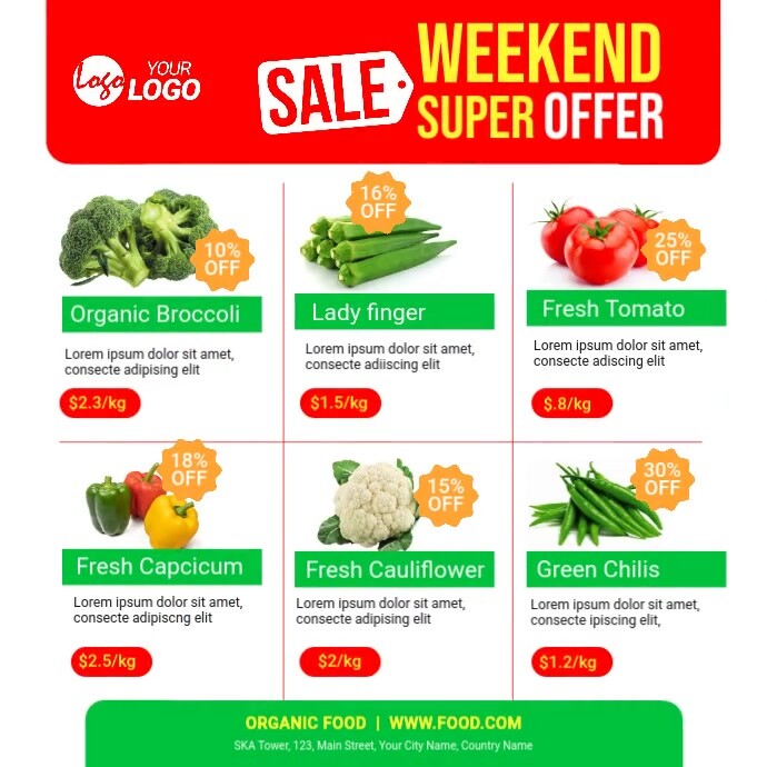 Super Shop Weekend Offer Ad Template | PosterMyWall