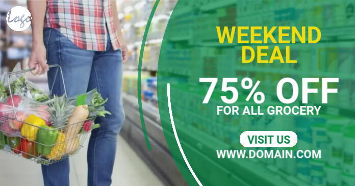 Super store offer Facebook Shared Image template