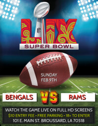260 super bowl flyer customizable design templates free super bowl flyers templates