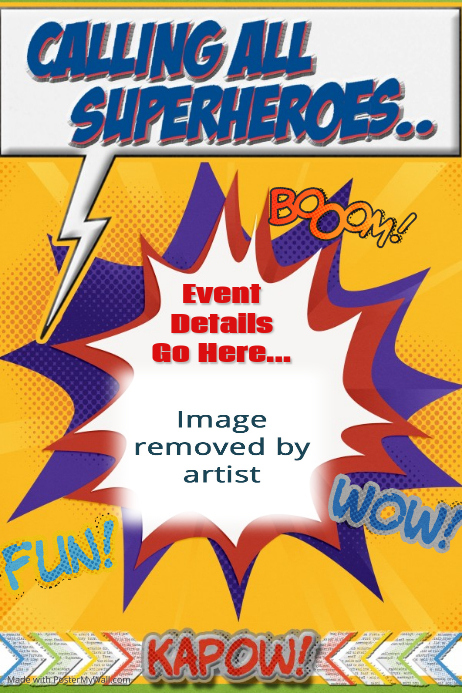 Image 9 for Superhero Flyer Template