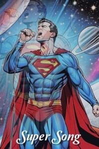 Superman Sing Song Poster Cartaz template