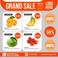 Supermart Catalog Instagram Post template