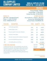 Hd Supply Invoices Example.pdf 400+ supply invoice Customizable Design Templates | PosterMyWall