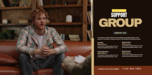 Support Group Ad template