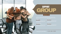 Support Group Ad YouTube Thumbnail template