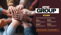 Support Group Ad Blog Header template