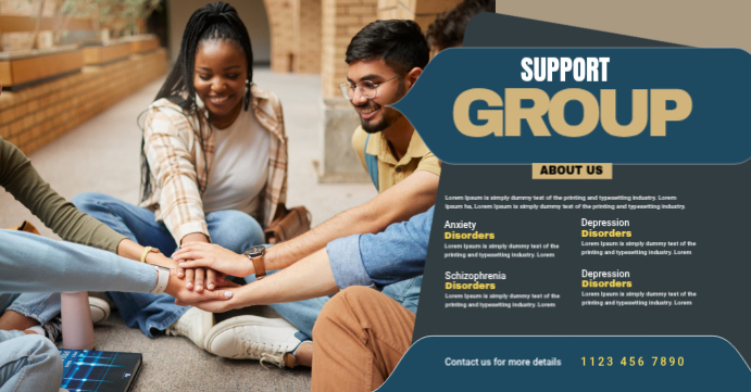 Support Group Template | PosterMyWall