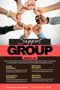 Support Network Poster Support Group Banner Template | PosterMyWall