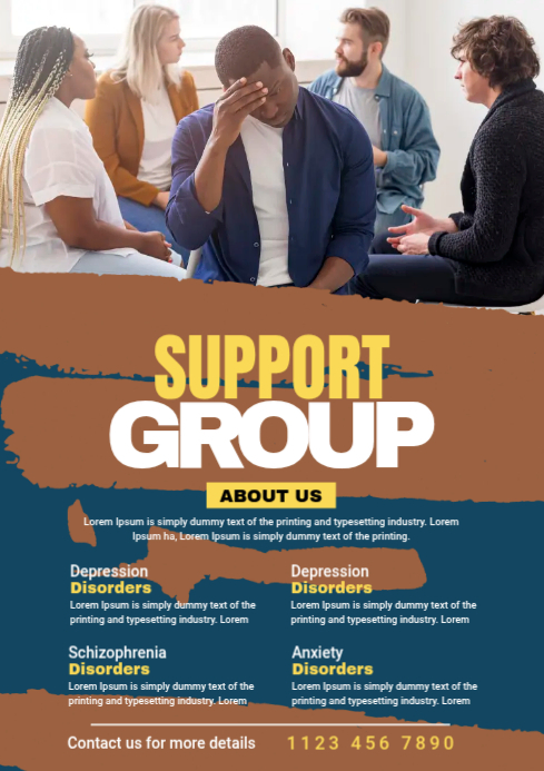 Support Group Template | PosterMyWall