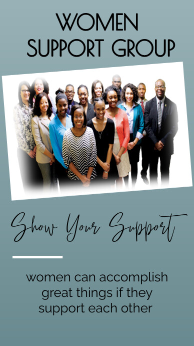 Support Group Leader Example Support Group Template | PosterMyWall