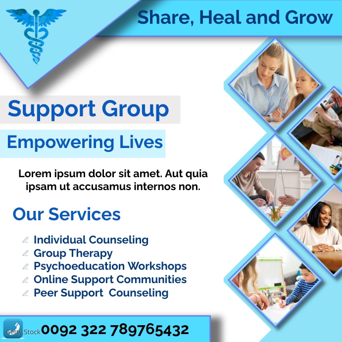 Support Group Template | PosterMyWall