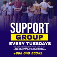 support group Instagram Post template