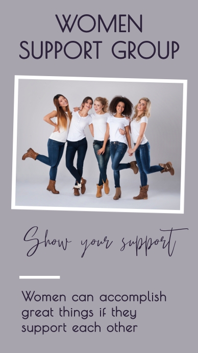 Copy of support group | PosterMyWall