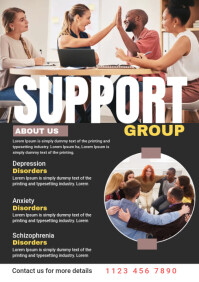 Support Group Flyer Template | PosterMyWall