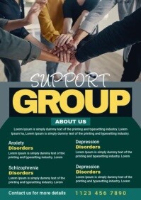 Support Group Flyer Template | PosterMyWall