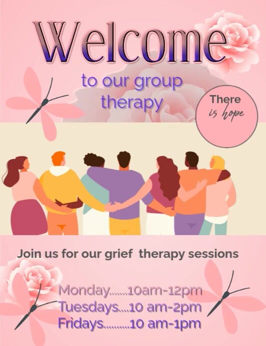 Support Group Flyer Template PosterMyWall