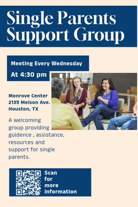Copy of SUPPORT GROUP FLYER DESIGN | PosterMyWall