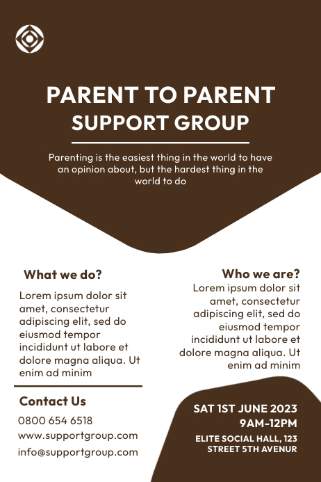 Copy of Support group flyer | PosterMyWall
