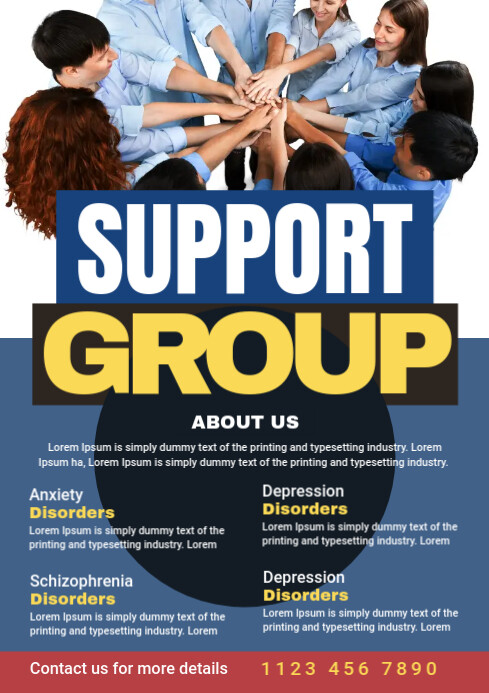 Copy of Support Group Flyer | PosterMyWall