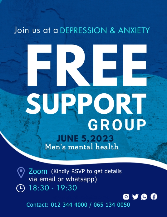 Copy of Support Group Flyer | PosterMyWall