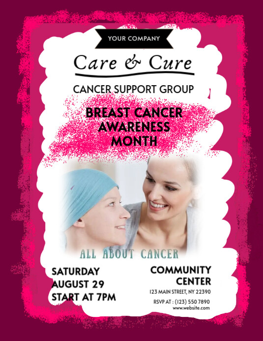 Plantilla de SUPPORT GROUP FLYER DESIGN | PosterMyWall