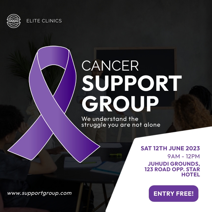 Copy of Support group flyer | PosterMyWall