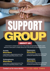 Support Group Flyer Template | PosterMyWall