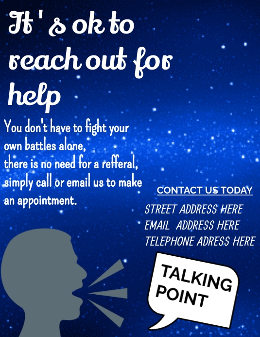 Support group flyer template | PosterMyWall