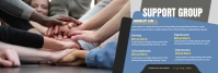 Support Group LinkedIn Banner template