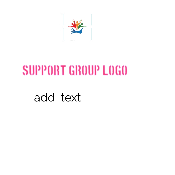 Example Logo Support Support group logo Template | PosterMyWall