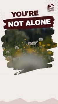 Support Group Neutral Instagram Story Video template
