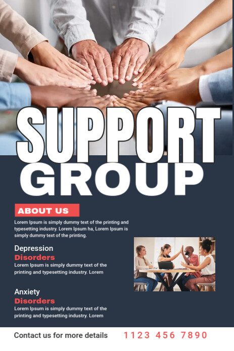 Copy of Support Group Pinterest graphic | PosterMyWall