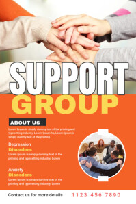 Support Group Flyer Template | PosterMyWall
