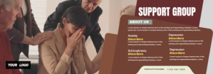 Support Group Tumblr Banner template