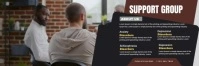 Support Group Twitter Banner template