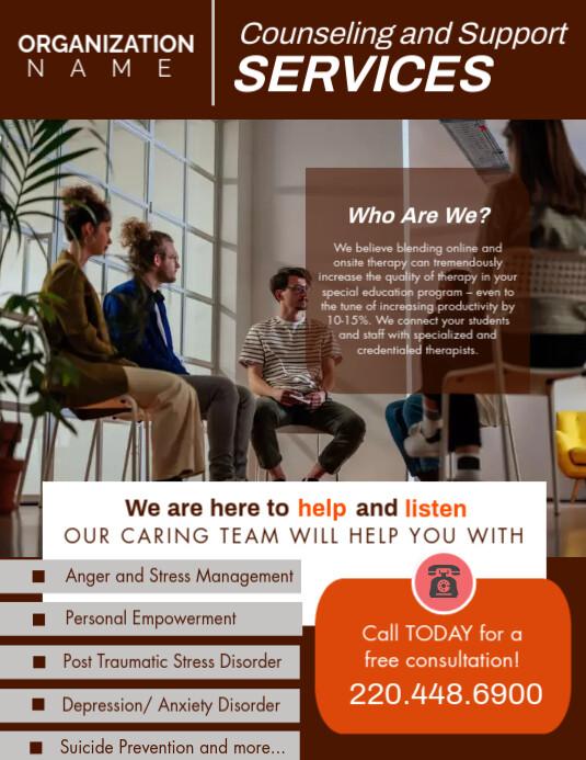 Copy of SUPPORT GROUP.A | PosterMyWall