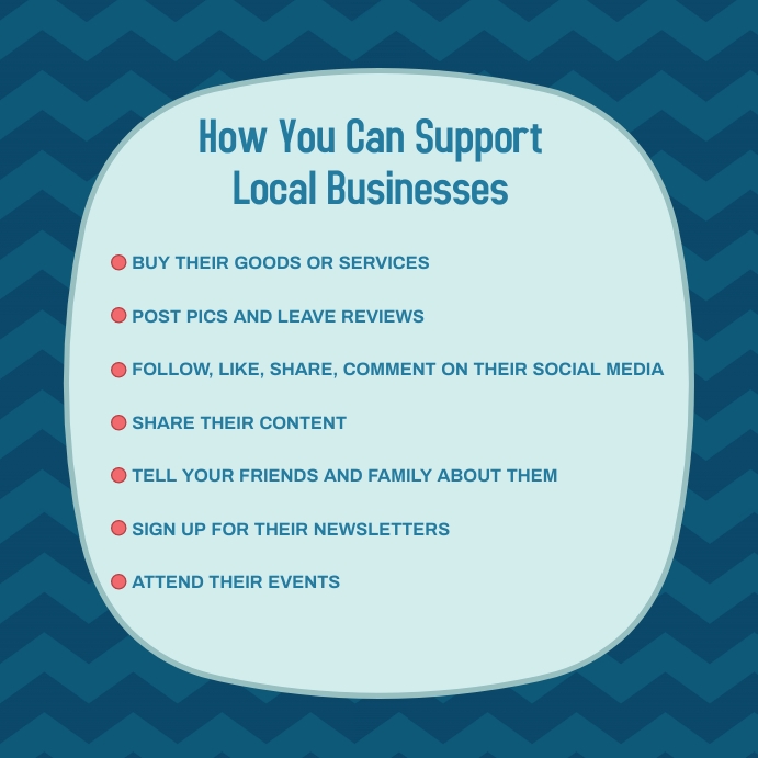 Support Local Businesses Template PosterMyWall