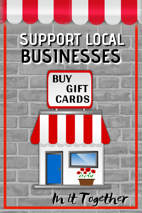 Support Local Businesses Poster Template | PosterMyWall