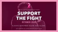 Support the Fight Breast Cancer Cover Video Facebook-Covervideo (16:9) template