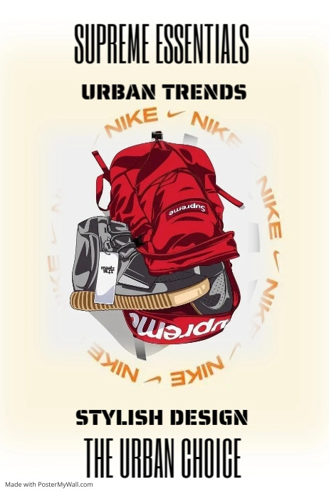 SUPREME ESSENTIALS Template | PosterMyWall