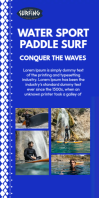 Surfing Ads Roll Up na Banner 3' × 6' template