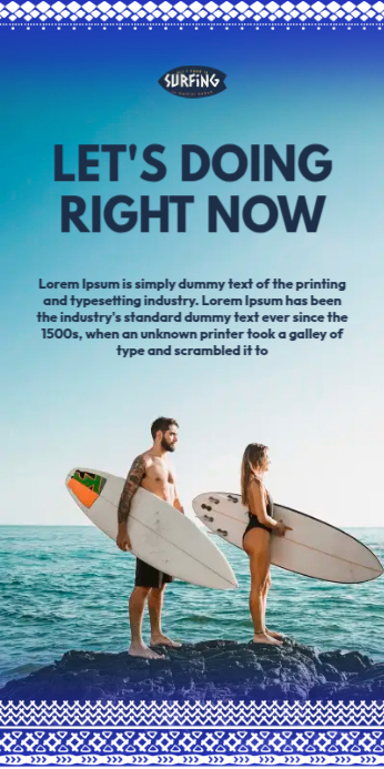 Copy of Surfing Ads | PosterMyWall