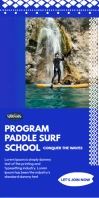 Surfing Ads Roll Up Banner 3' × 6' template