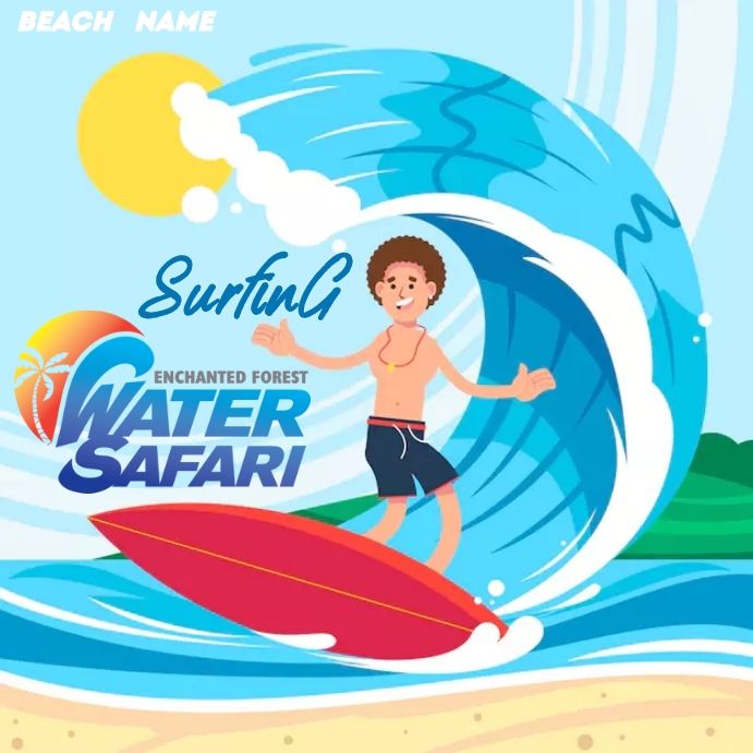 surfing Template | PosterMyWall