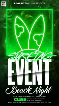 Surfing Event Instagram Story template