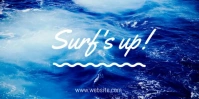 Surfs Up Twitter Post template