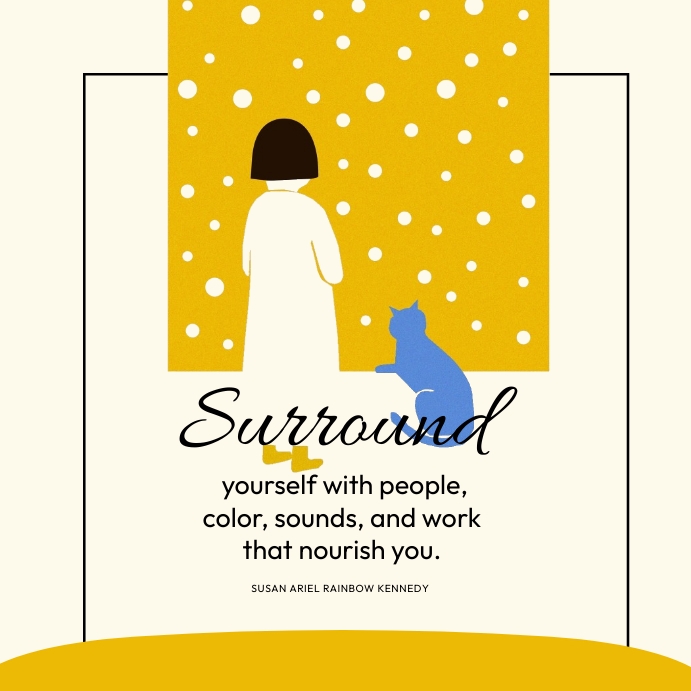 Surround Quote Template Instagram Post